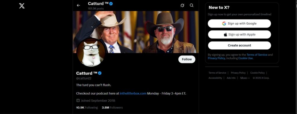 Catturd Twitter Anonymously Loud Voice Shaping Political Discourse Online
