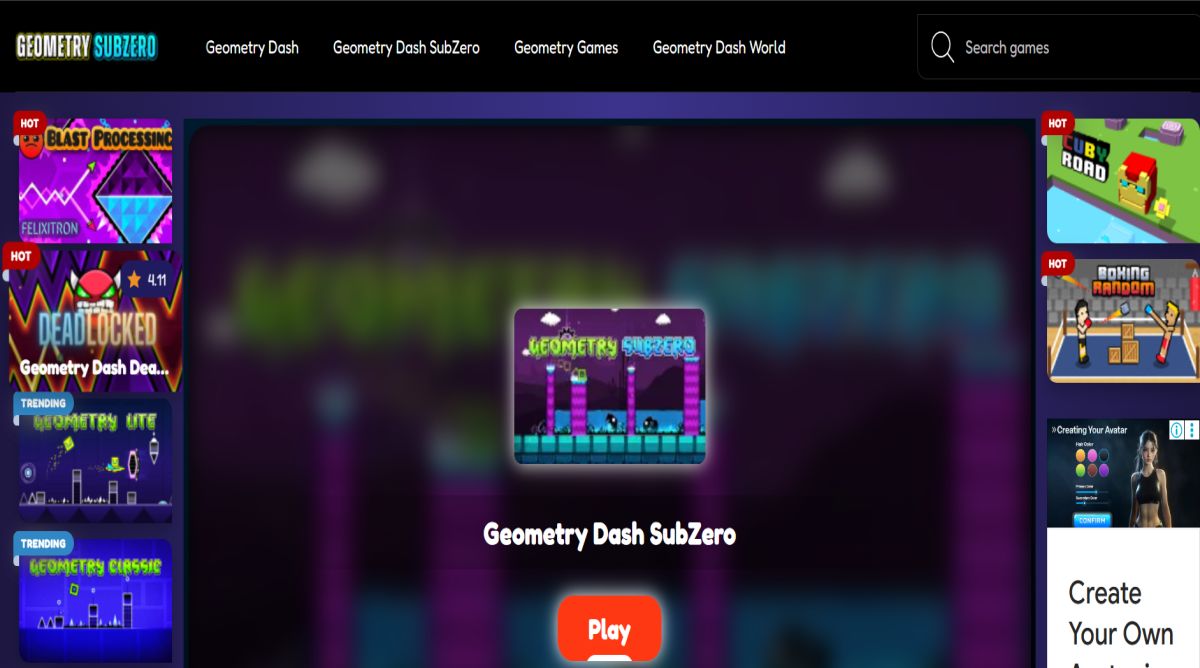 Geometry Dash SubZero A Frosty Challenge in Rhythm-Based Gaming