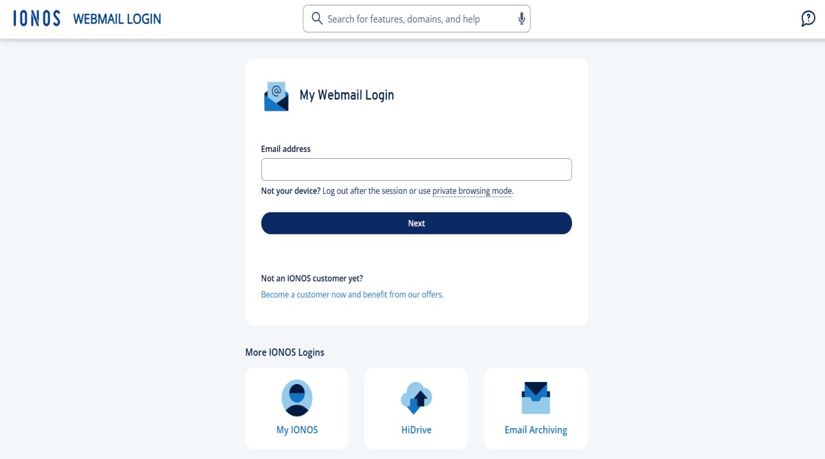 IONOS Webmail A Simple and Efficient Email Solution for Businesses